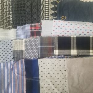 Cotton Fabric 26 Scraps